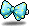 Blue Polka Dot Bow