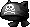 Small Black Devil Hat
