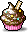 Chocolate Cupcake Hairpin