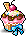 Parfait Cupcake Hairpin