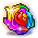 Rainbow Flower Pin