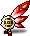 9th Anniversary Feather (Ruby)