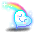 Fluffy Heart Cloud Hairpin