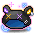Yellow-Purple Neon Mouse Hat