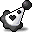 Black and White Tip Hat