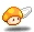 11th Anniversary Hairpin (Mushroom)