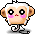 White Monkey Balloon