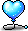 Blue Heart Balloon