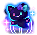 Dark Furrytail Guardian Cat
