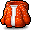 Orange Hooded Zip-Up