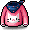 White Kitty Pink Top