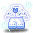 Blue Bubble Bunny Raincoat
