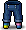 Layered Denim Pants