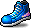Custom Blue High Tops