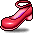 Red Ankle-Strap Shoes