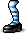 Striped Leggings (Blue)