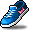 Pink Kitty Blue Sneakers