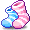 Silly Blue Pajama Slippers