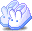 Blue Bubble Bunny Rain Shoes