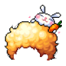 Curly Rabbit Poof
