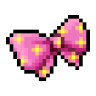 Pink Polka Dot Bow