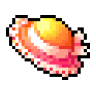 Sunset-colored Straw Hat