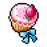 Strawberry Cupcake Hairpin