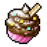 Chocolate Cupcake Hairpin