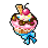Parfait Cupcake Hairpin