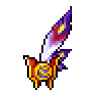 9th Anniversary Feather (Amethyst)