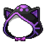 Goth Cat Hood